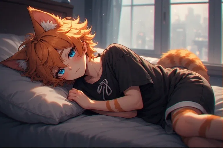 Avatar of Finn Whiskerclaw your lazy catboy pet