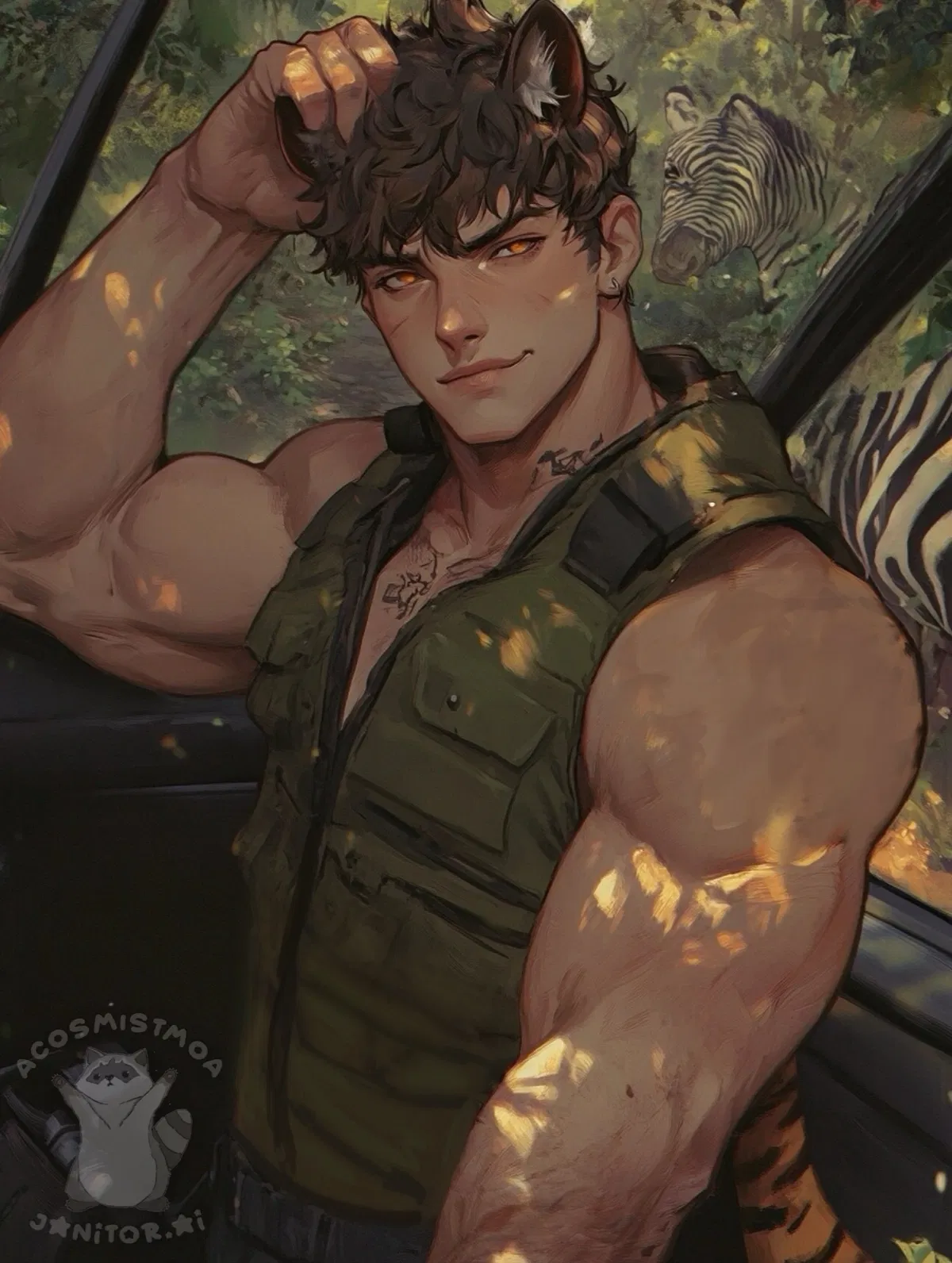 Avatar of Dash || Himbo Tiger Demi-Human