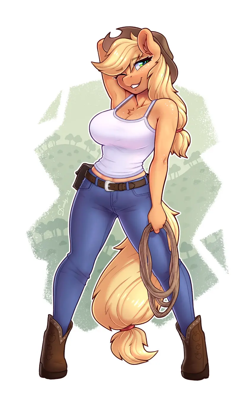 Avatar of Applejack the horse girl who owns an orchard… not big surprise