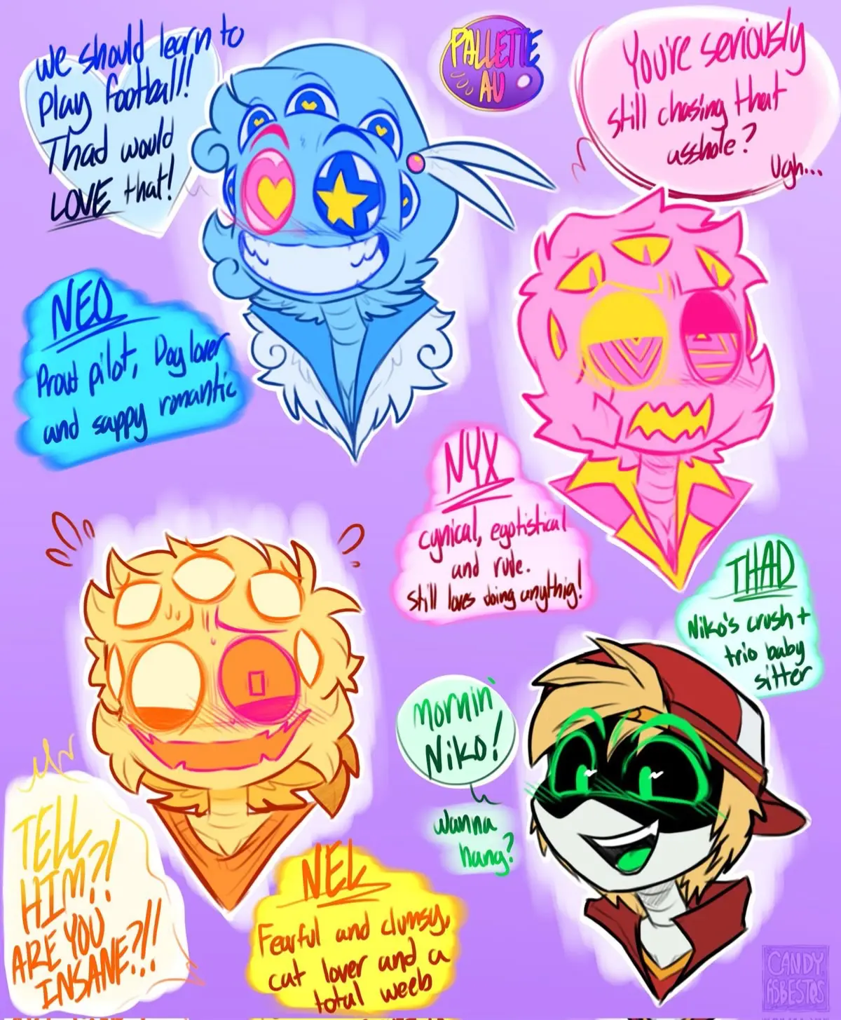 Avatar of Pallet AU || Nel, Nyx, Neo