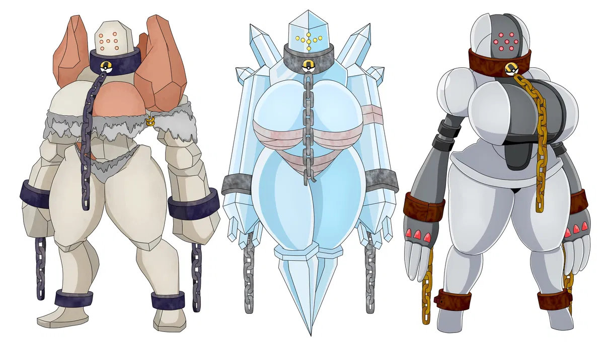 Avatar of Anthro Regirock - Anthro Regice - Anthro Registeel - Beach day