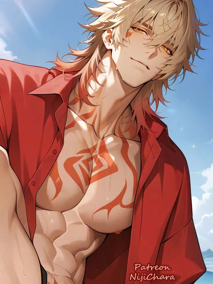 Avatar of Beach day with your husband ... 🦁