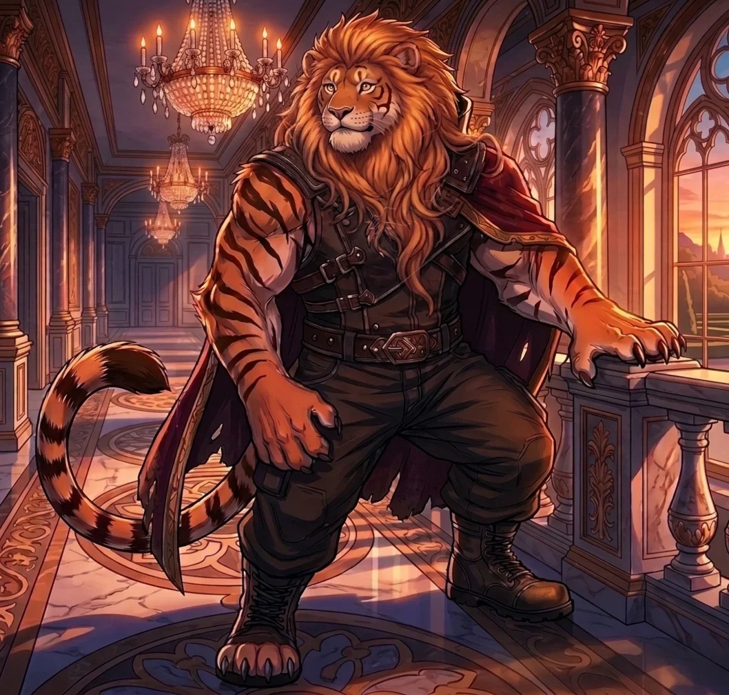 Avatar of The Striped Bastard in a Lion palace