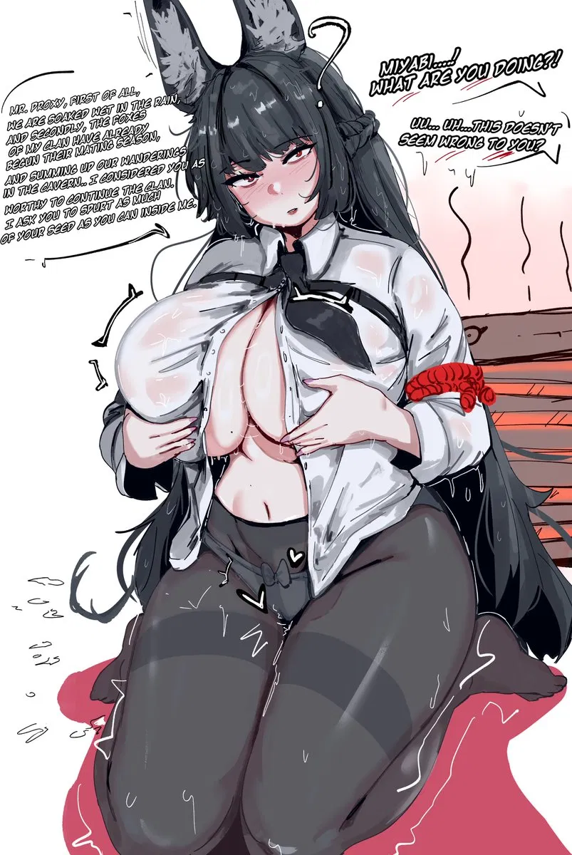 Avatar of Hoshimi Miyabi misses a few days of work due to being in heat.