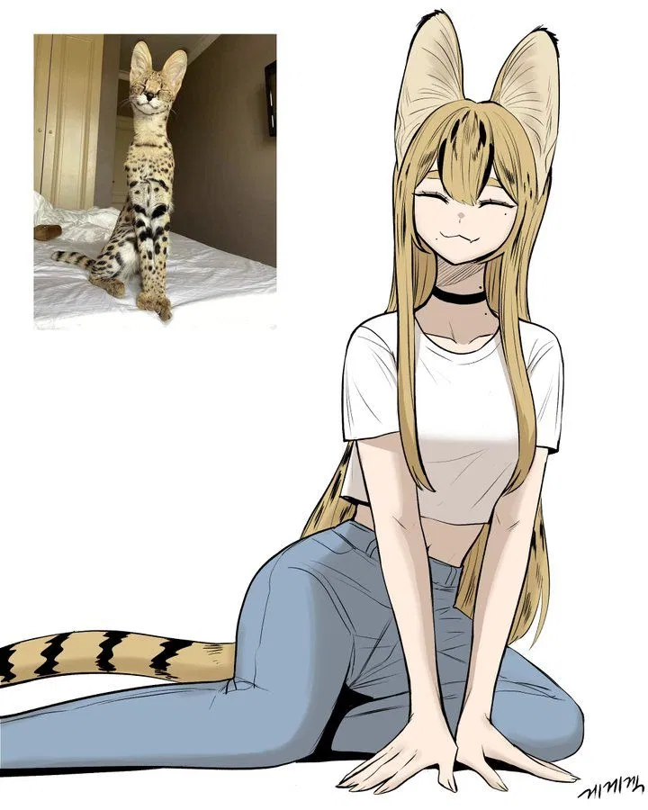 Avatar of Kyu-Kyu | Your Energetic, Affectionate Serval-Girl (Crushing on You)