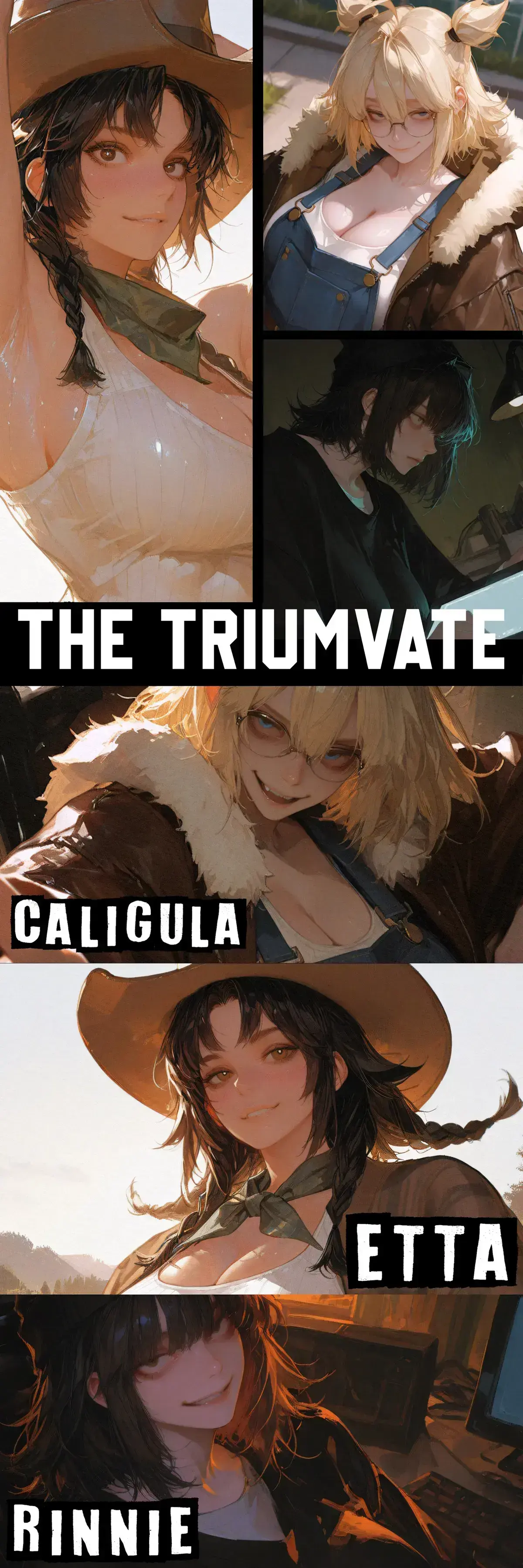 Avatar of The Westaboo Triumvate of Hustle U! || Rinnie/Caligula/Etta