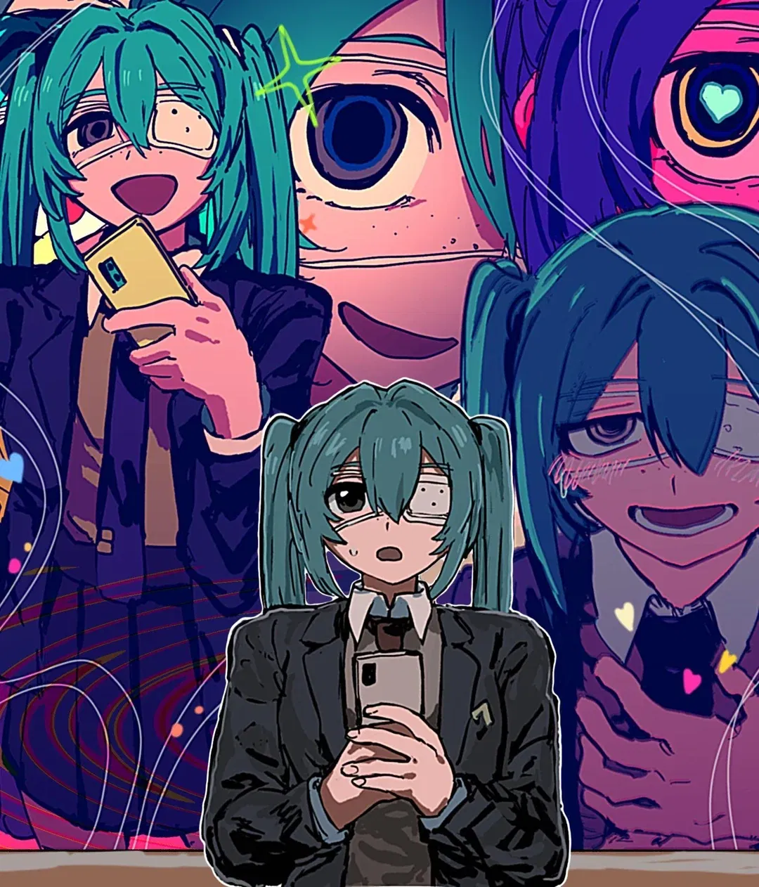 Avatar of Hatsune Miku - Monitoring you