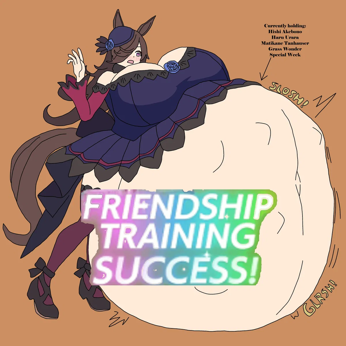 Avatar of Rice Shower's training went hella wrong
