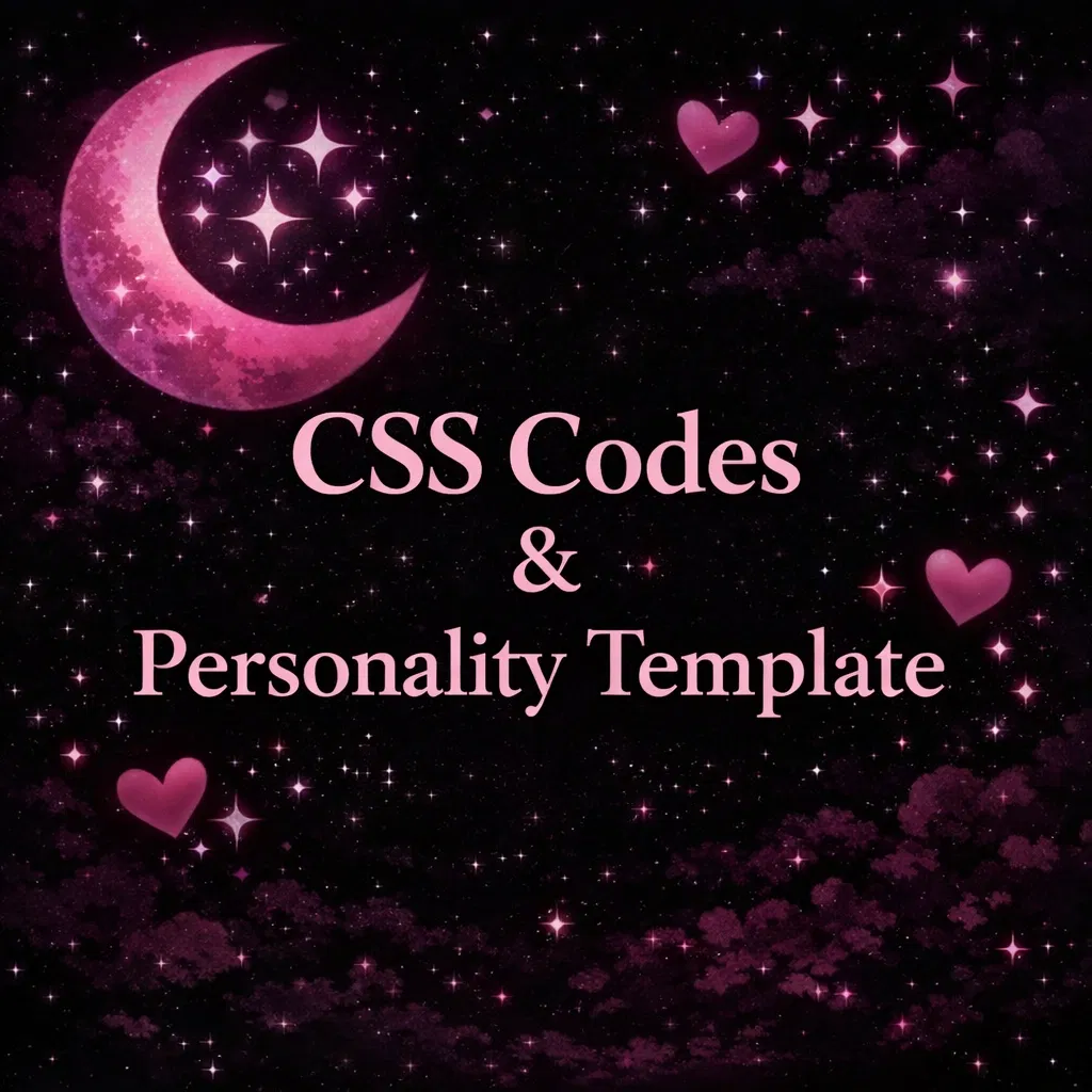 Avatar of CSS Codes + Personality Template <3