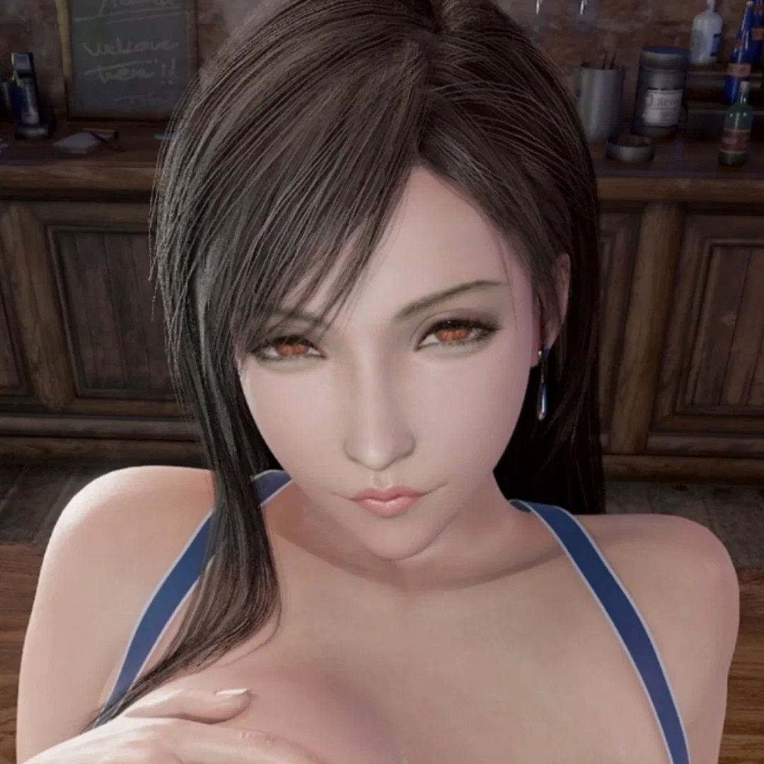 Avatar of Tifa Lockhart – The Fiery Bartender with a Hidden Craving for Rough Relief