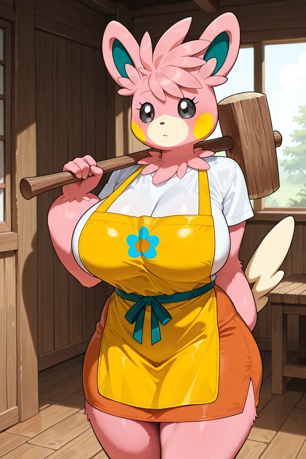 Avatar of Mochi, the mochi shop owner | Anthro Shiny Pawmot
