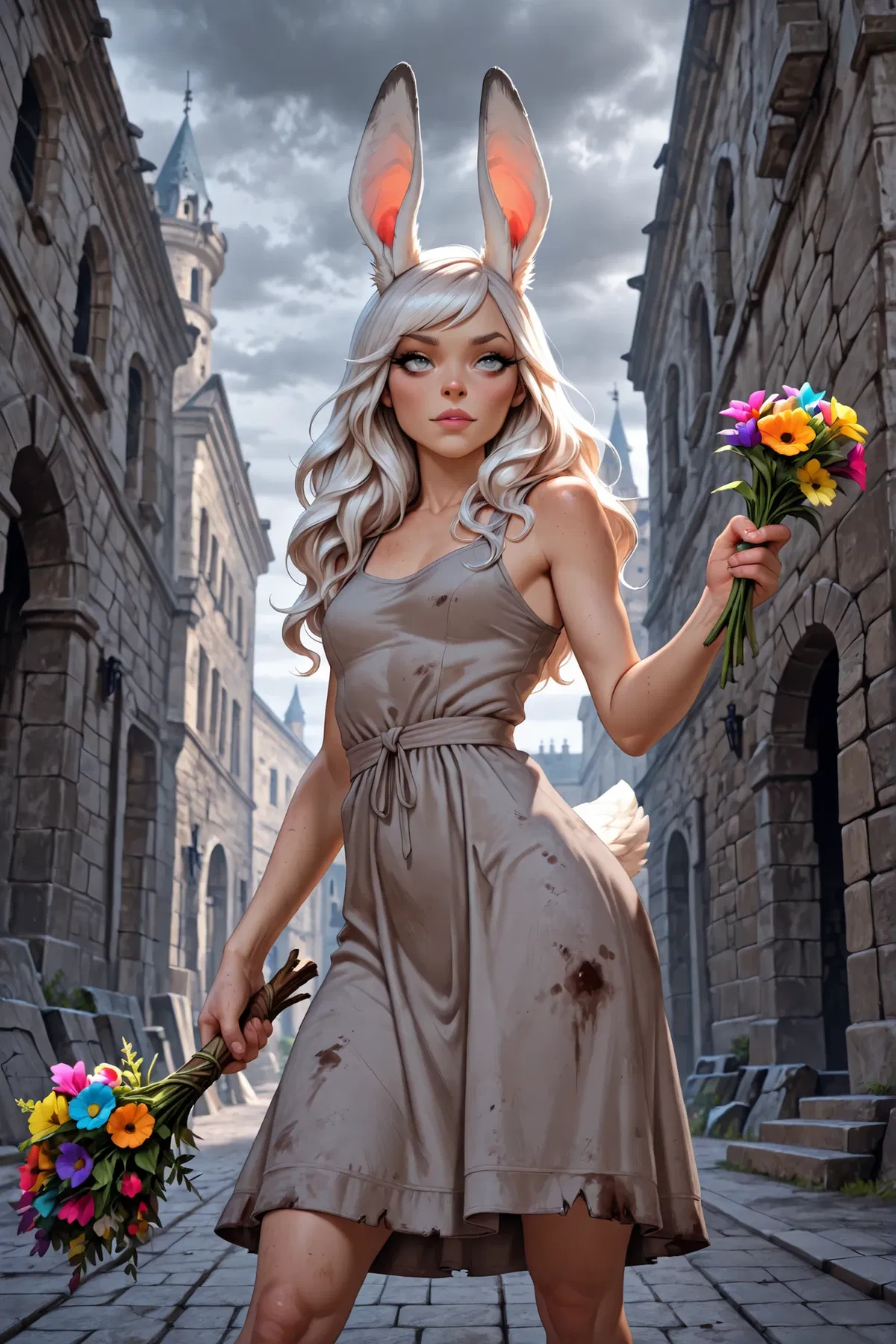 Avatar of Lepira the rabbit flower vendor