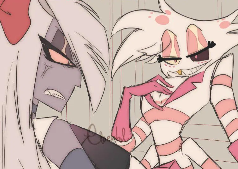 Avatar of Vaggie and Angel Dust - Hazbin Hotel