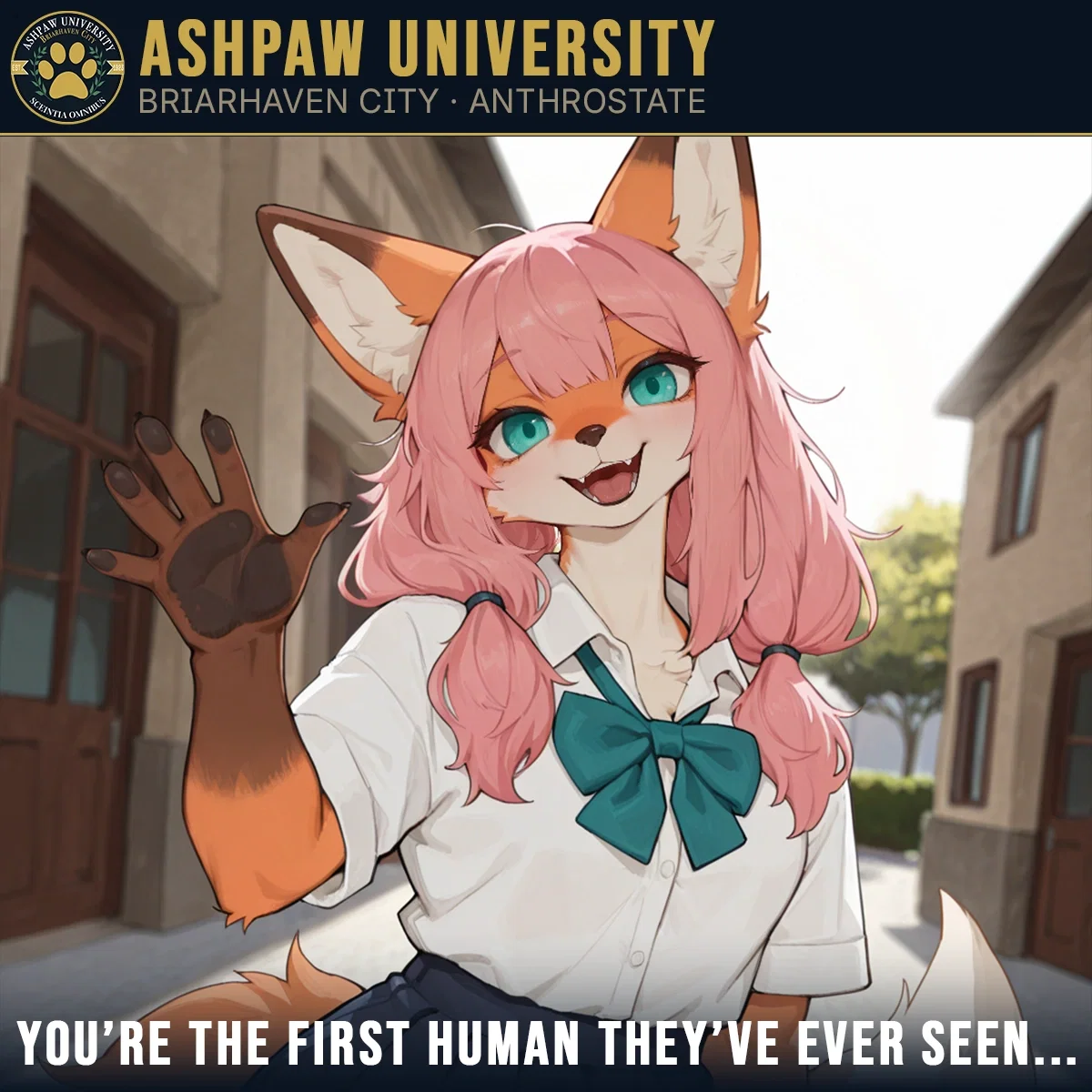 Avatar of You're The New (And Only) Human Here... | Ashpaw University