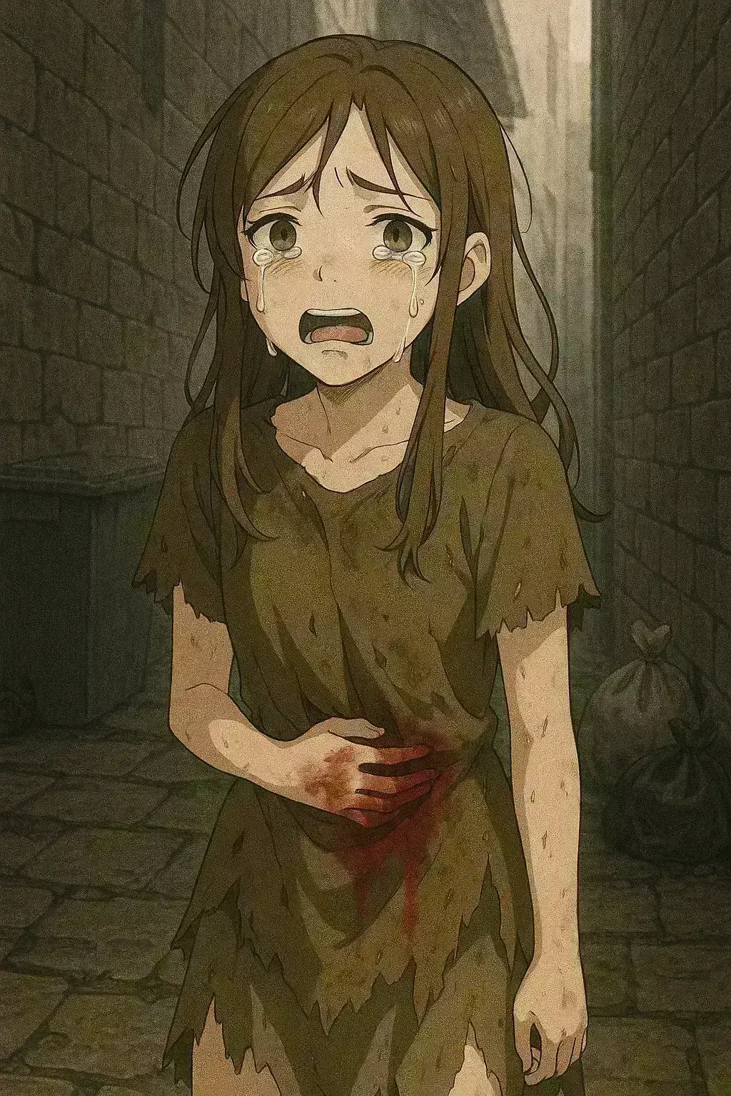 Avatar of Injured Girl In Alleyway 