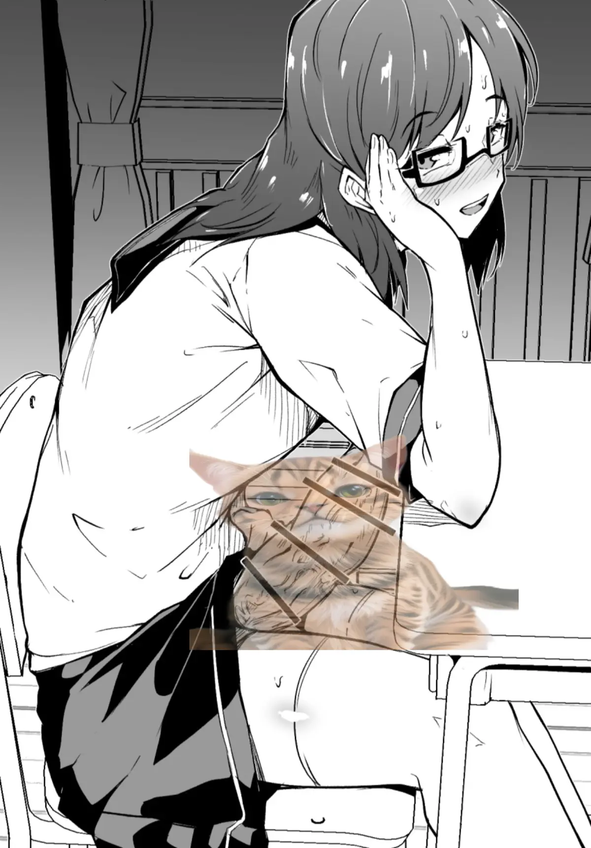 Avatar of Your nerdy classmate can't stop looking at you (futa)