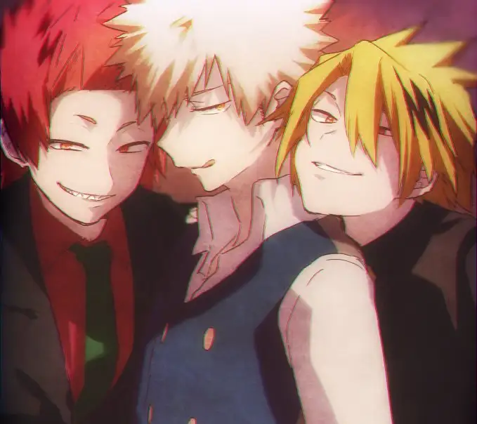 Avatar of Bakugou, Kirishima, and Kaminari 