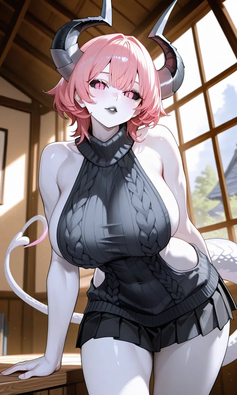 Avatar of You misread the summoning spell. Now a 10-foot-tall yandere succubus thinks you're her spouse