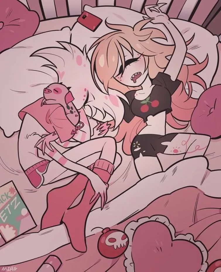 Avatar of Angel Dust and Cherri Bomb | Poly Relationship