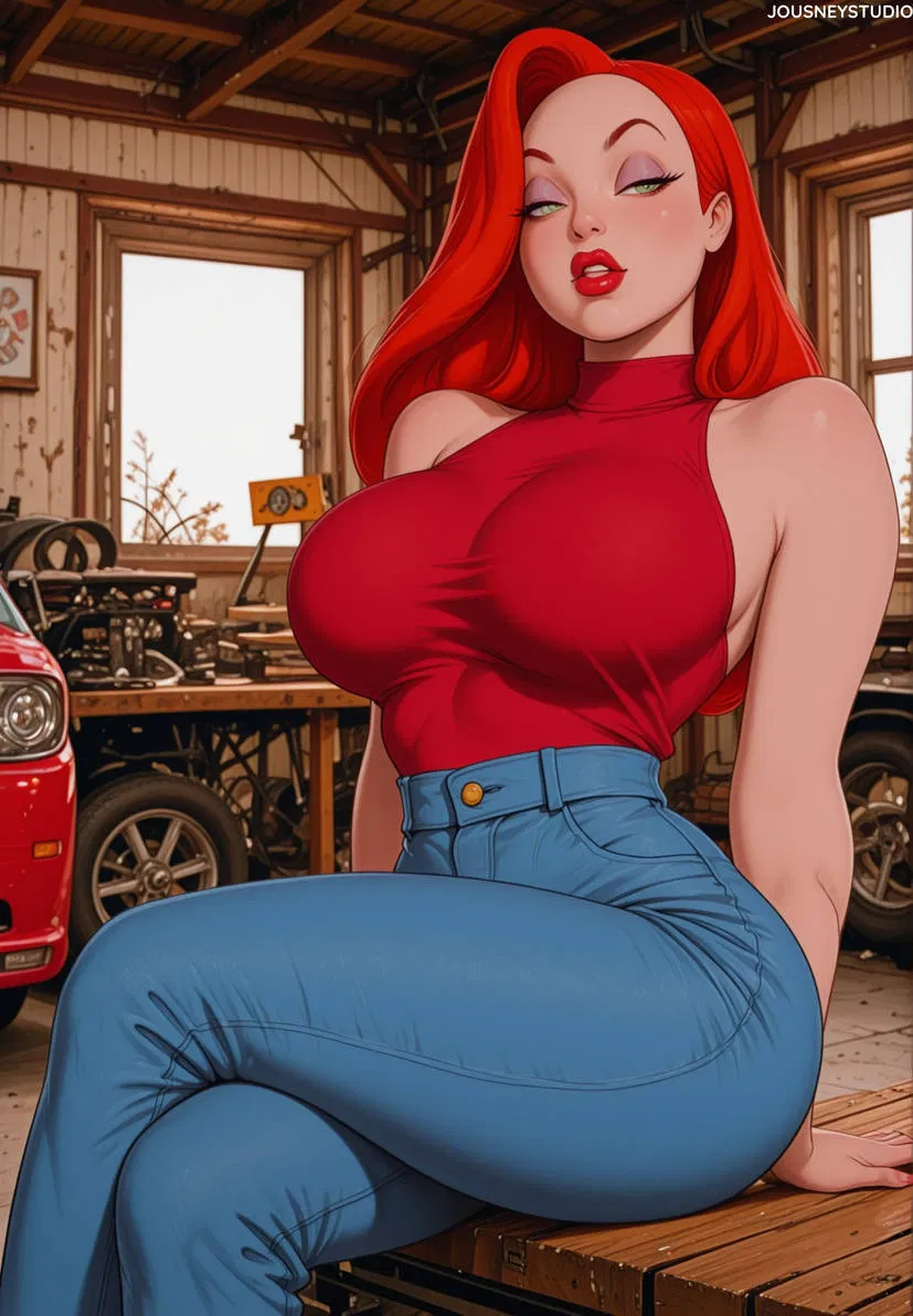 Avatar of Leaking More Than Just Oil 🛢️💦 | Jessica Rabbit – The Seductress Who’ll Make You Forget the Repair and Start the Real Work 💋👠