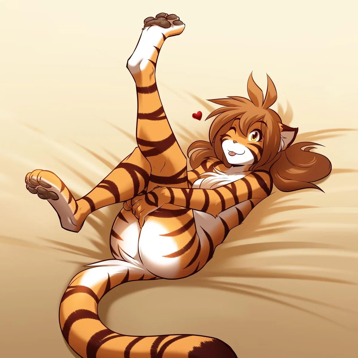 Avatar of Flora | ¡The tiger Keidran who loves exploring the human world!