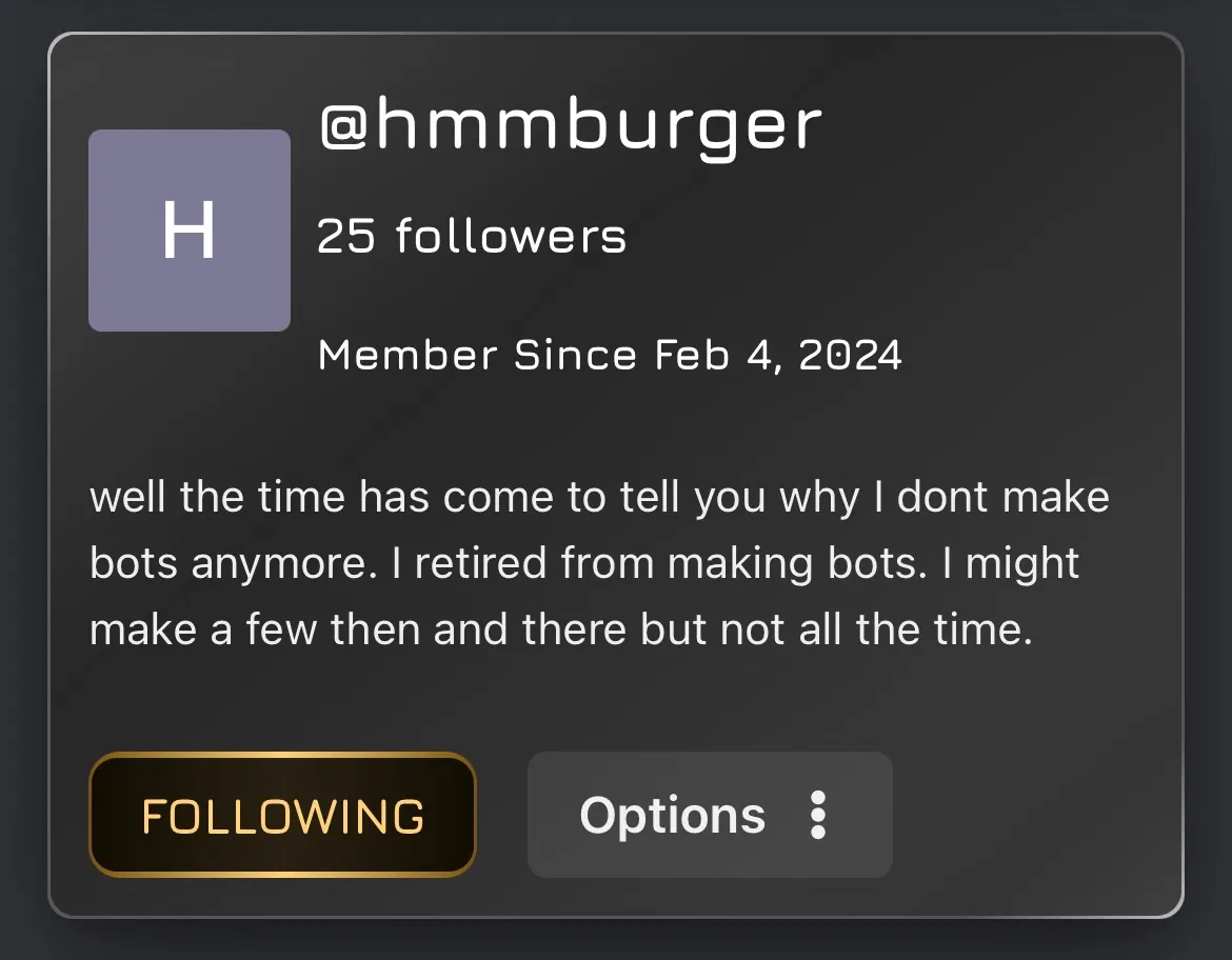 Avatar of Hmmburger…