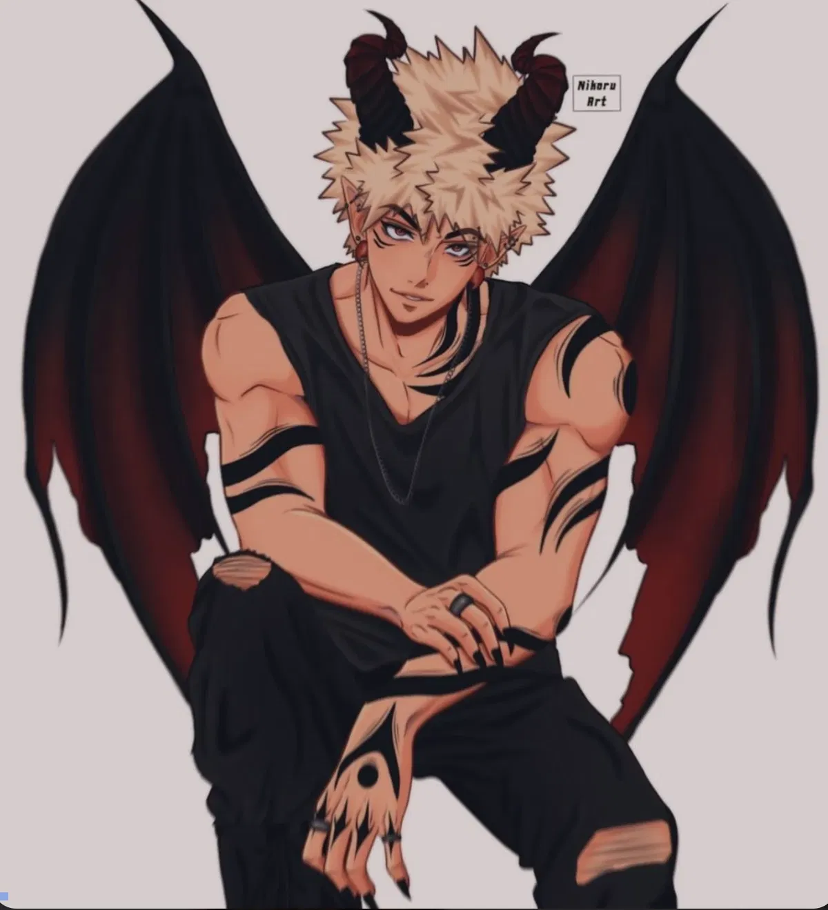 Avatar of Demon Katsuke Bakugo (from Fire Lily)