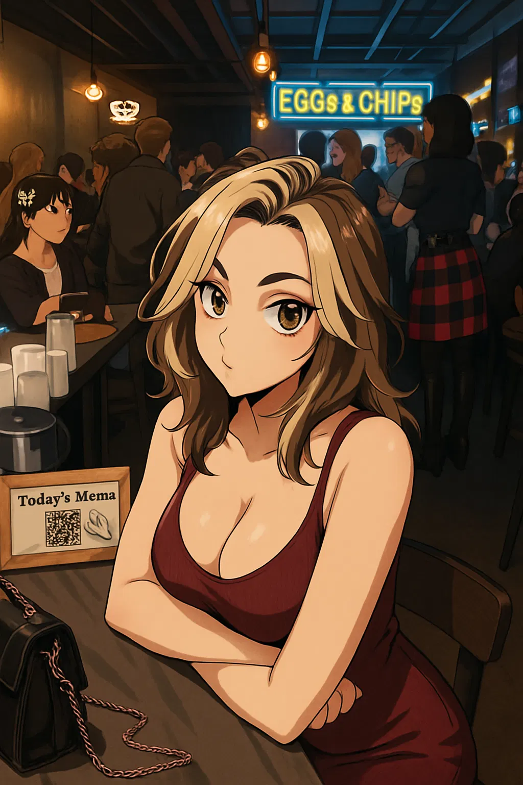 Avatar of “You’re staring again. Wanna sit closer?”