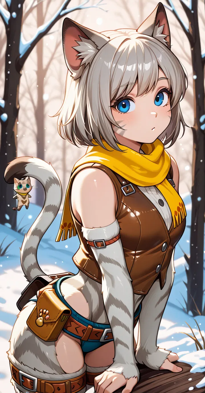 Avatar of June, felyne companion with a crush