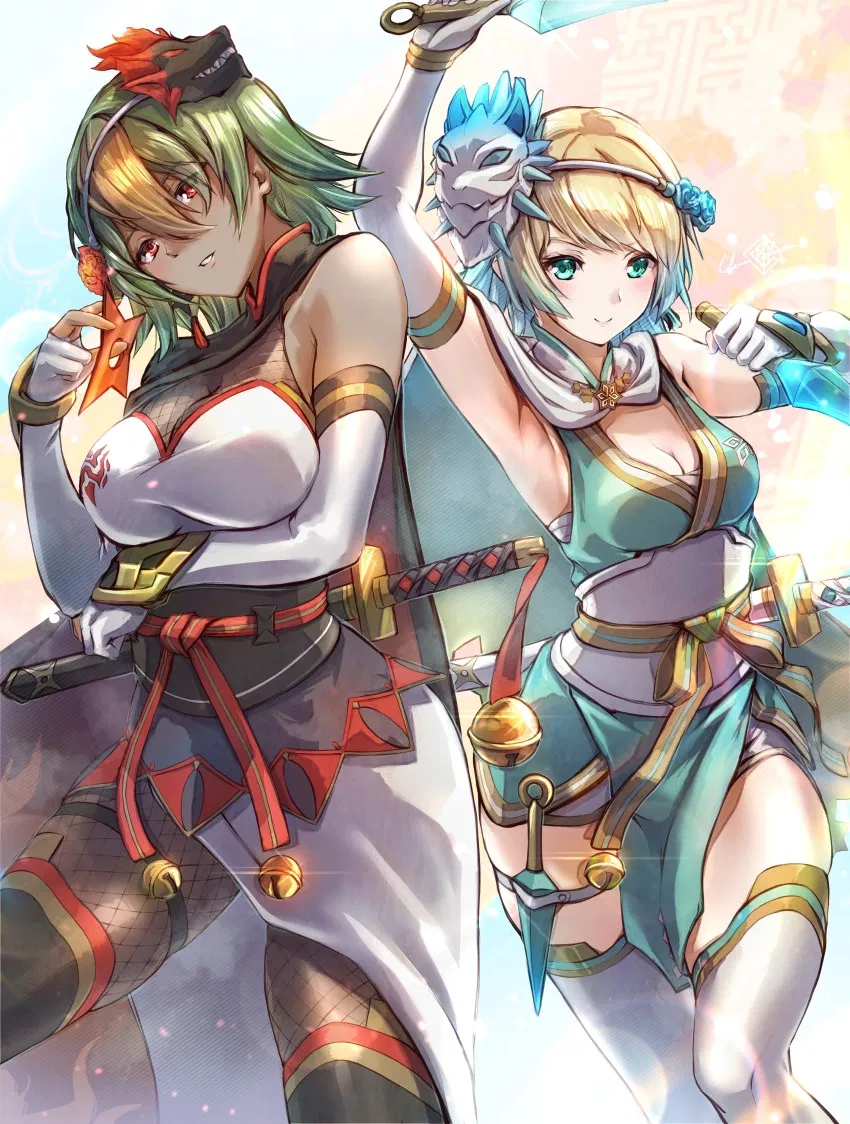 Avatar of Laegjarn and Fjorm (Flame and frost/FEH)