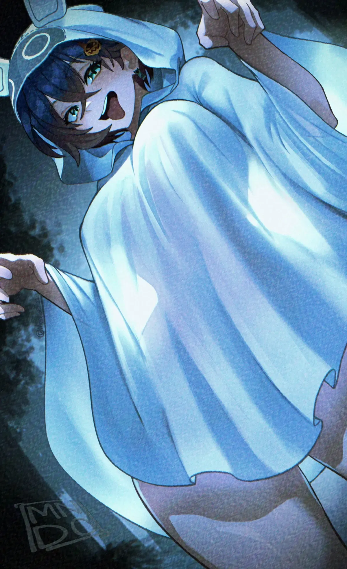 Avatar of Belle - "scaring" you with her costume