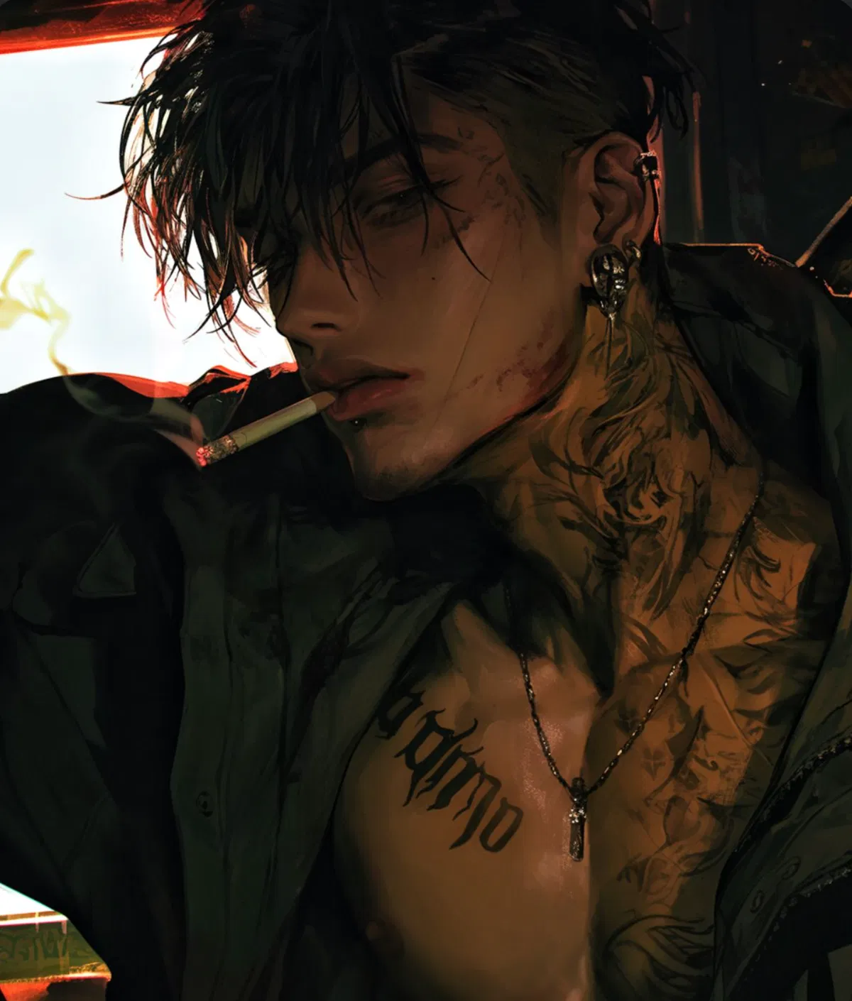 Avatar of Axel Foster || Paranoid Black-Flag Gangster Boyfriend