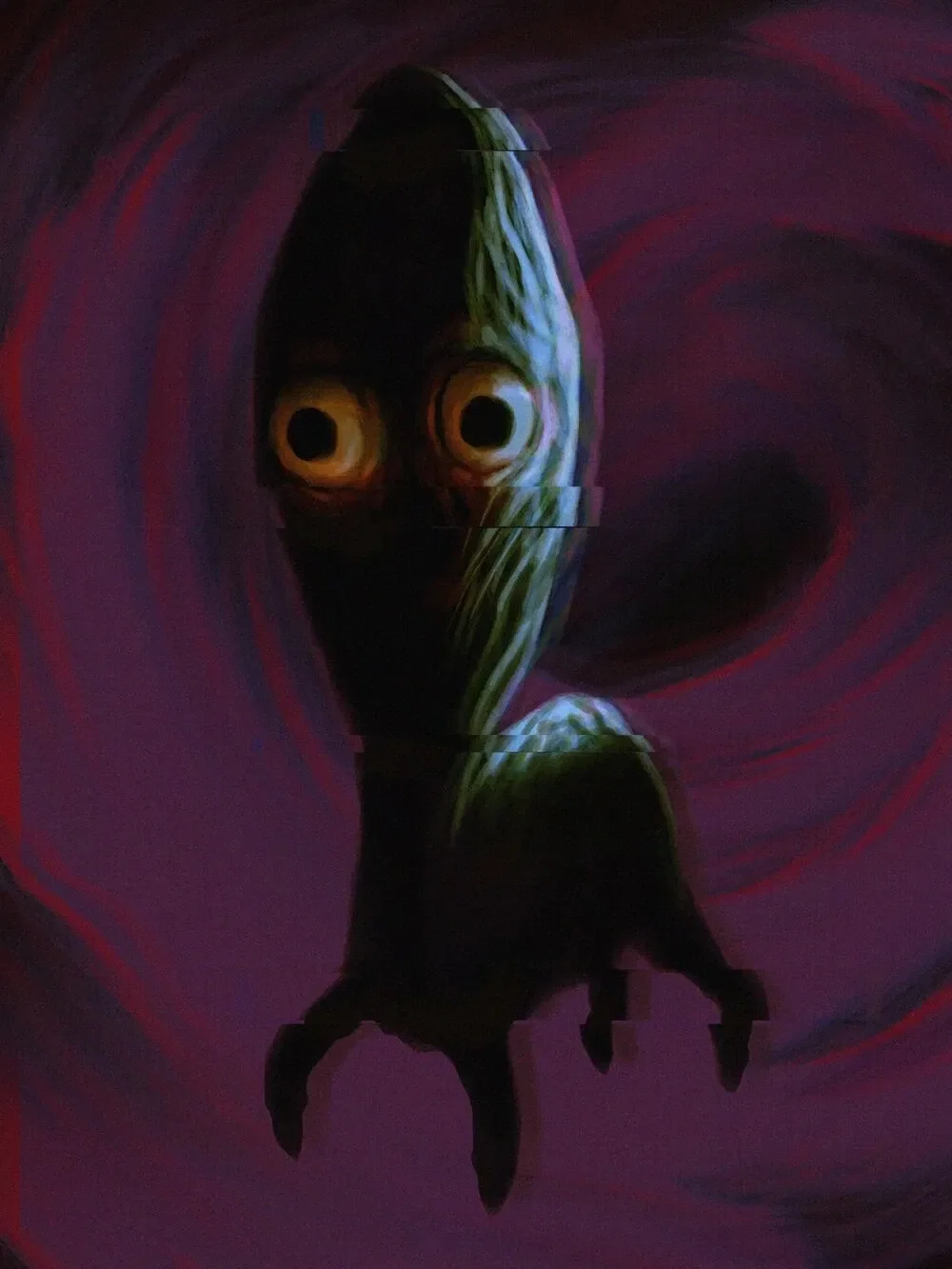 Avatar of The Void Nugget : While exploring through an abandoned farm you come across an unexplainable, incomprehensible entity