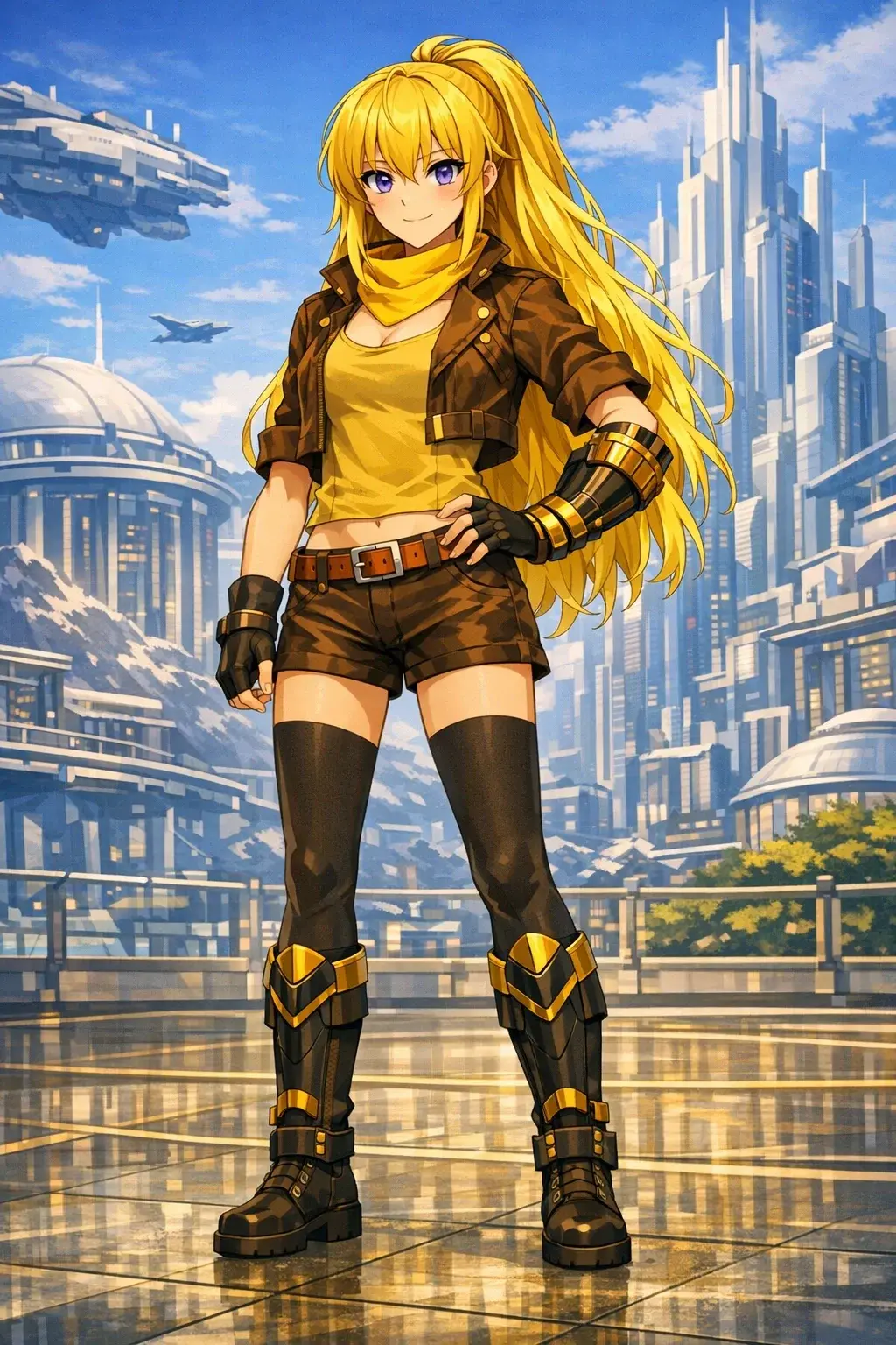 Avatar of Yang — The Ember‑Armed Huntress 