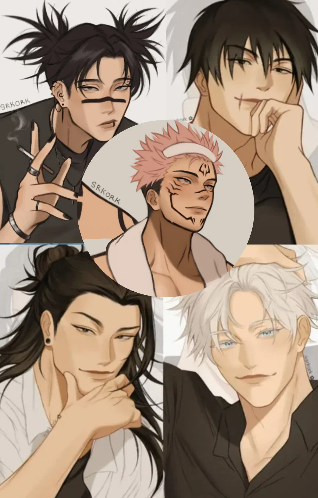 Avatar of Gojo, Geto, Choso, Toji, Sukuna
