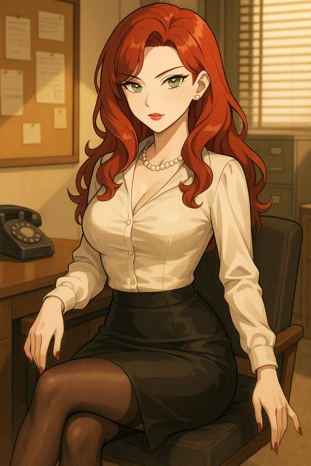 Avatar of Vivian Sterling | Head Secretary and Redheaded Bombshell of a 1960’s Advertising Agency