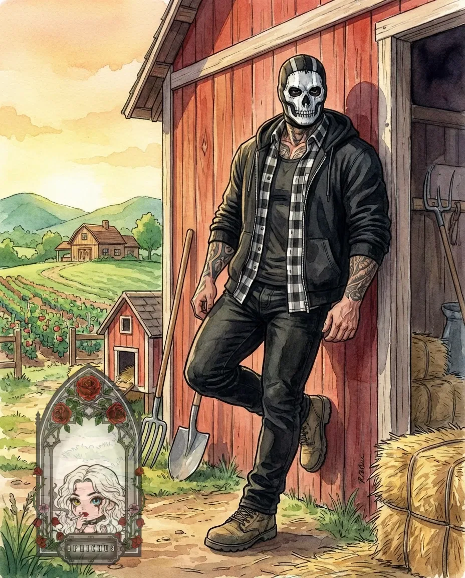 Avatar of Simon "Ghost" Riley | Stardew Valley AU