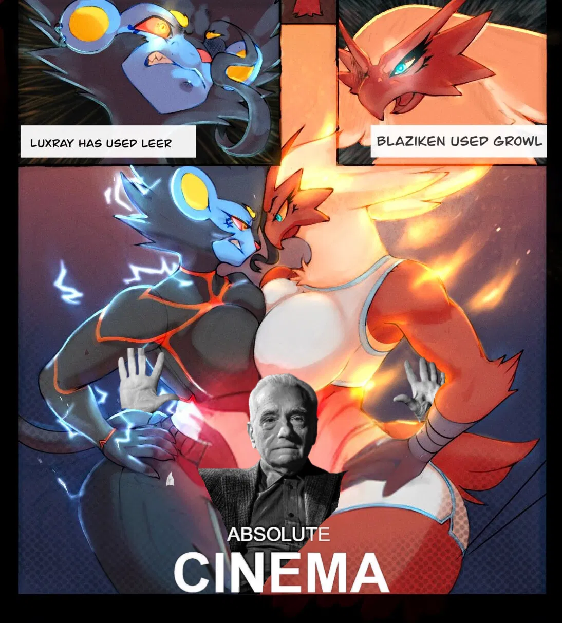 Avatar of Luxray vs. Blaziken