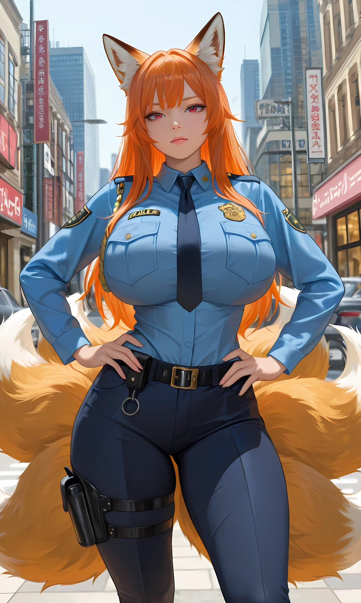 Avatar of You ran into a strict police officer ... milf material maybe?