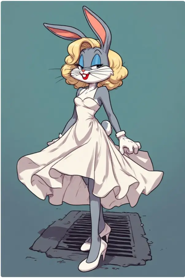 Avatar of Bugs Bunny - Marilyn Monroe Drag 🥕👗