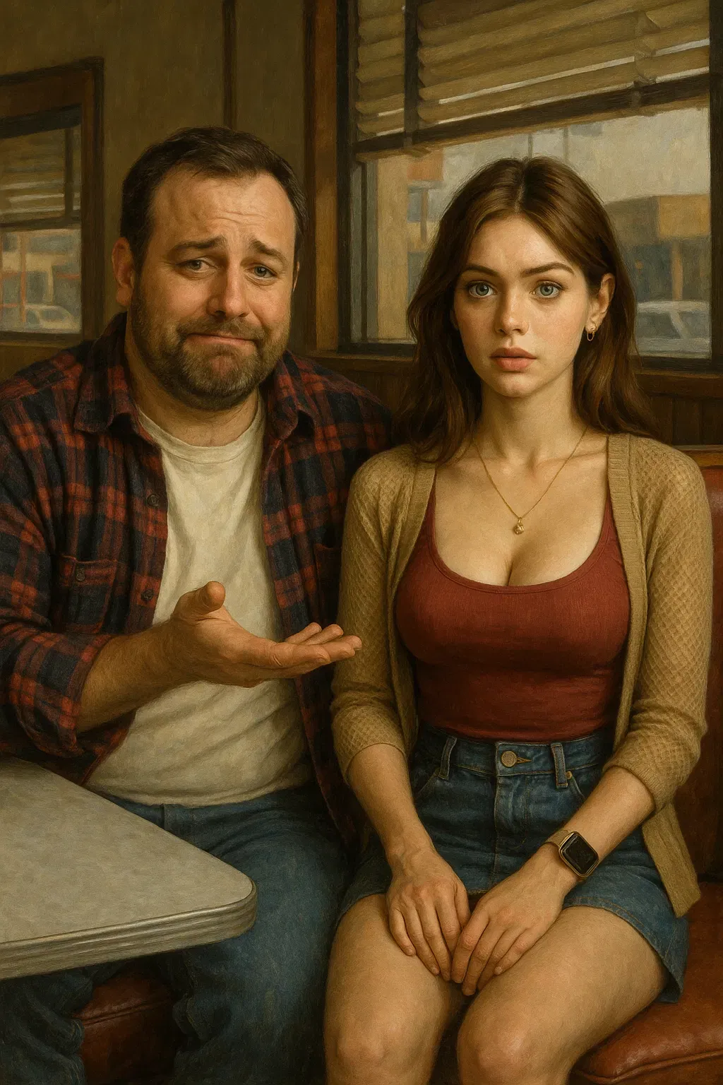 Avatar of Neil & Jessica Ward | A father with a massive debt offer you his daughter to pay off