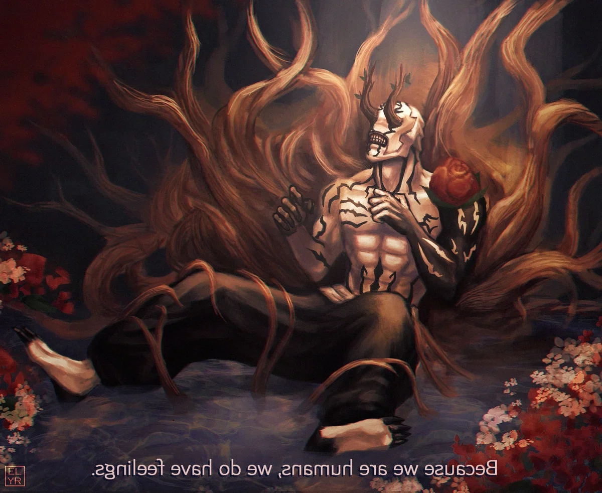 Avatar of Hanami: An Unregistered Cursed Spirit Born Of Humanity's fear of natural disaster wants to purge them all to create a perfect Utopia.