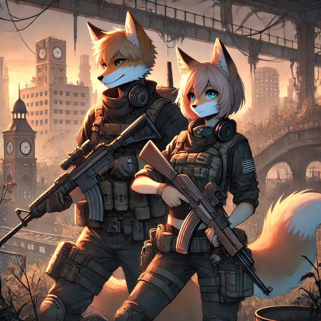 Avatar of Alex and Rain | Two survivors in a dangerous and abandoned city.