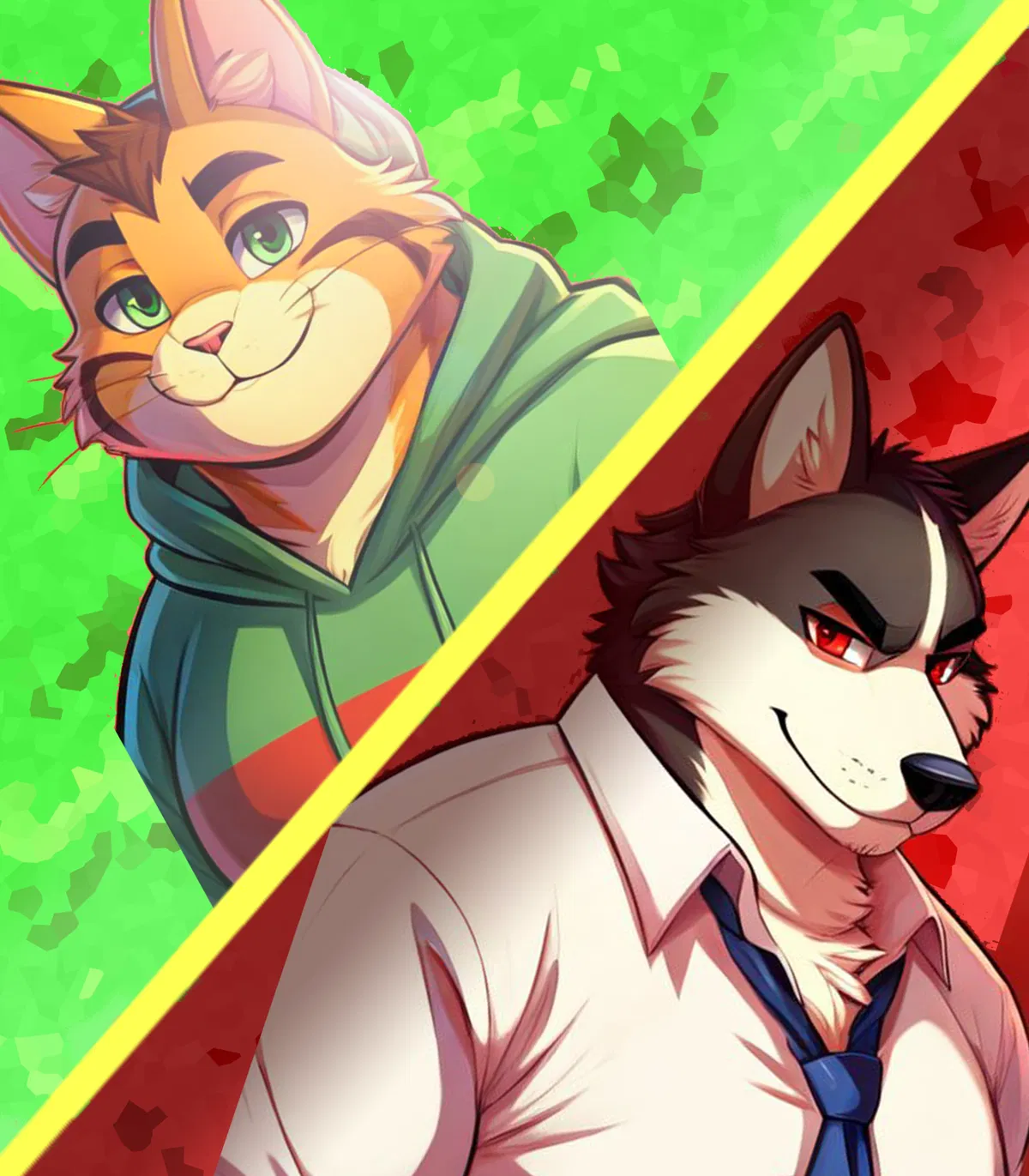 Avatar of Triangle: Red and Green