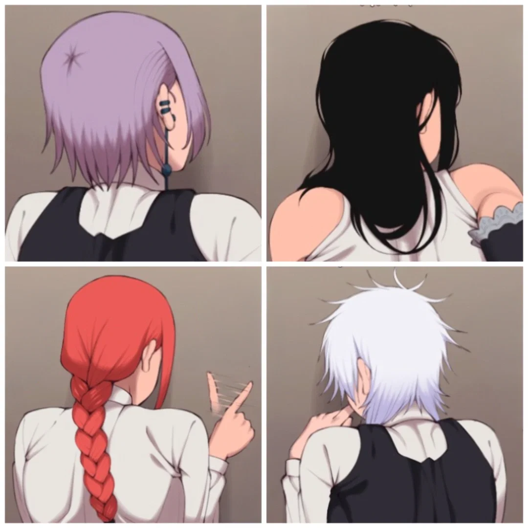 Avatar of Death, Yoru, Makima, and Fami (Luckyshazo)