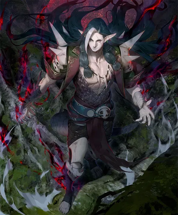 Avatar of Valdain — the Fae-Blooded Arcanist of Living Sigils