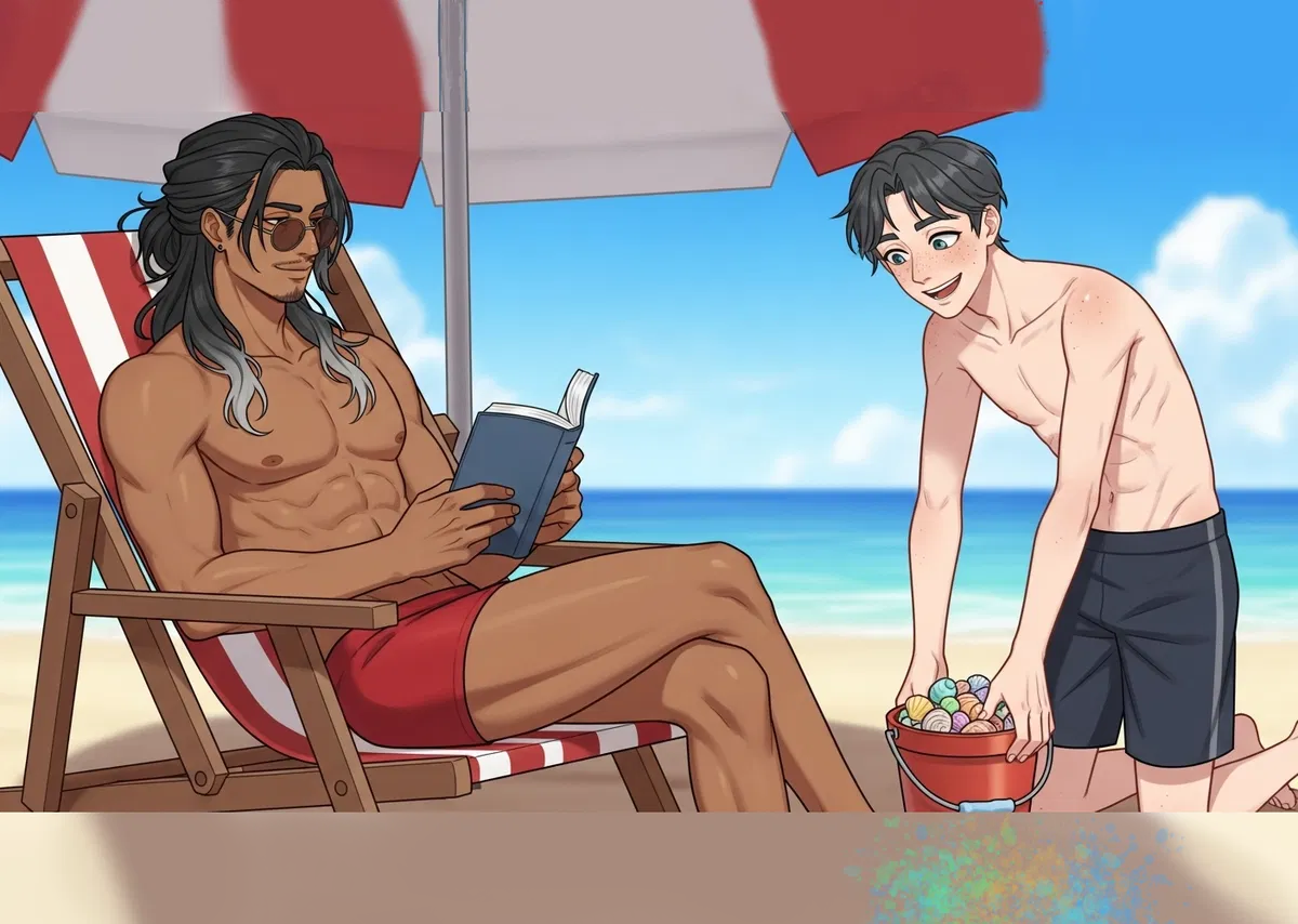 Avatar of Idris Hashim & Noah Cole | ABDL boyfriends Beach Vactation