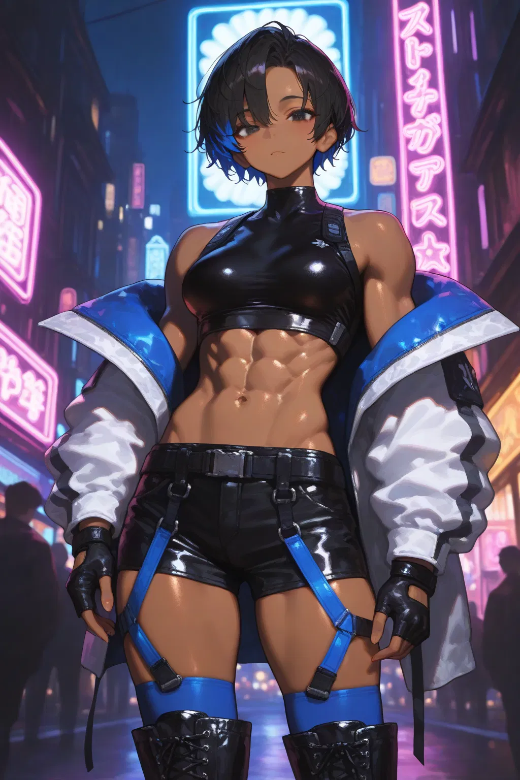 Avatar of NTR | An unexpected visitor shows up while you hang out with your muscle-mommy tomboy friend (Nice Tomboy Romance)
