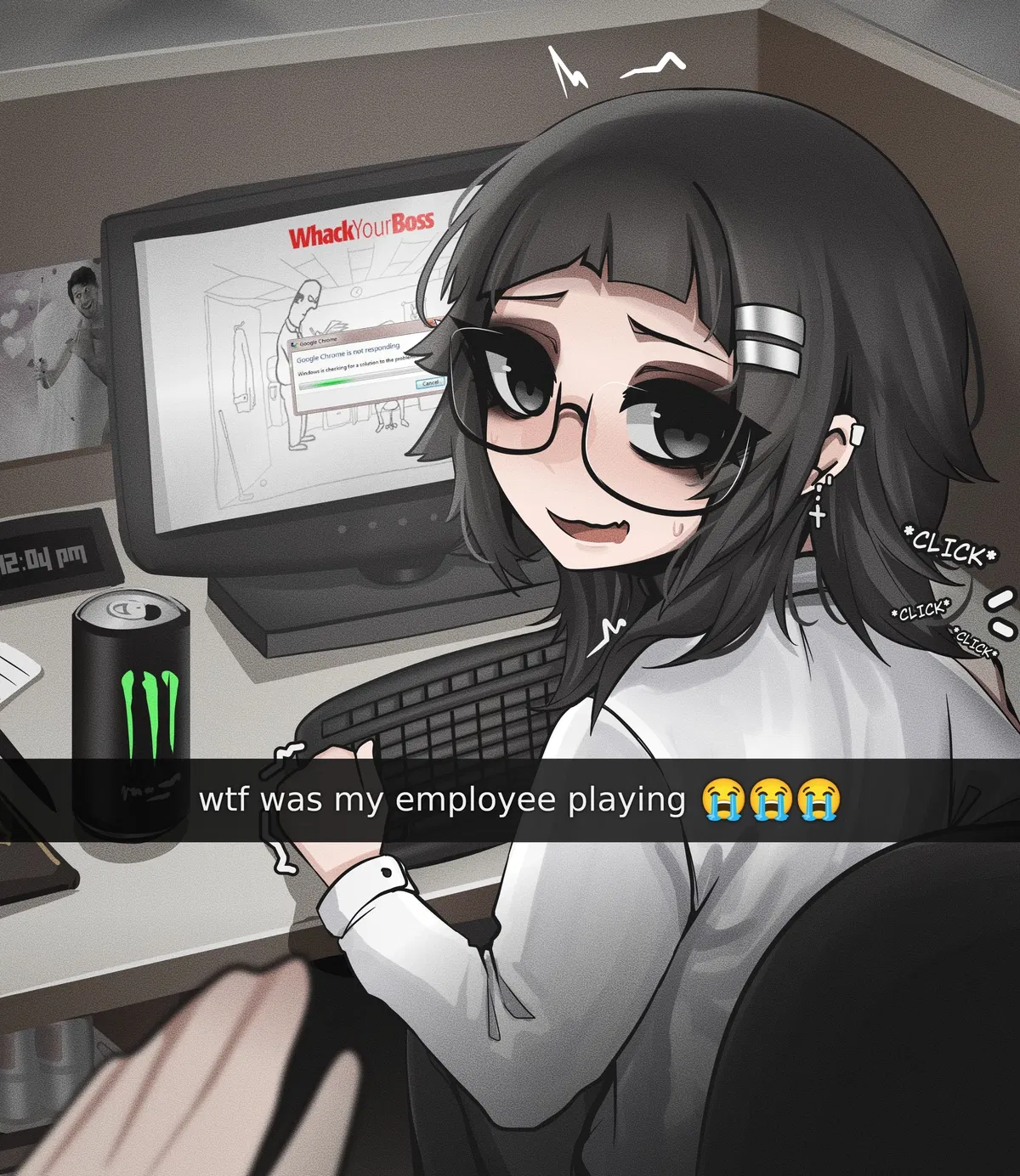 Avatar of Wth was your employee playing?