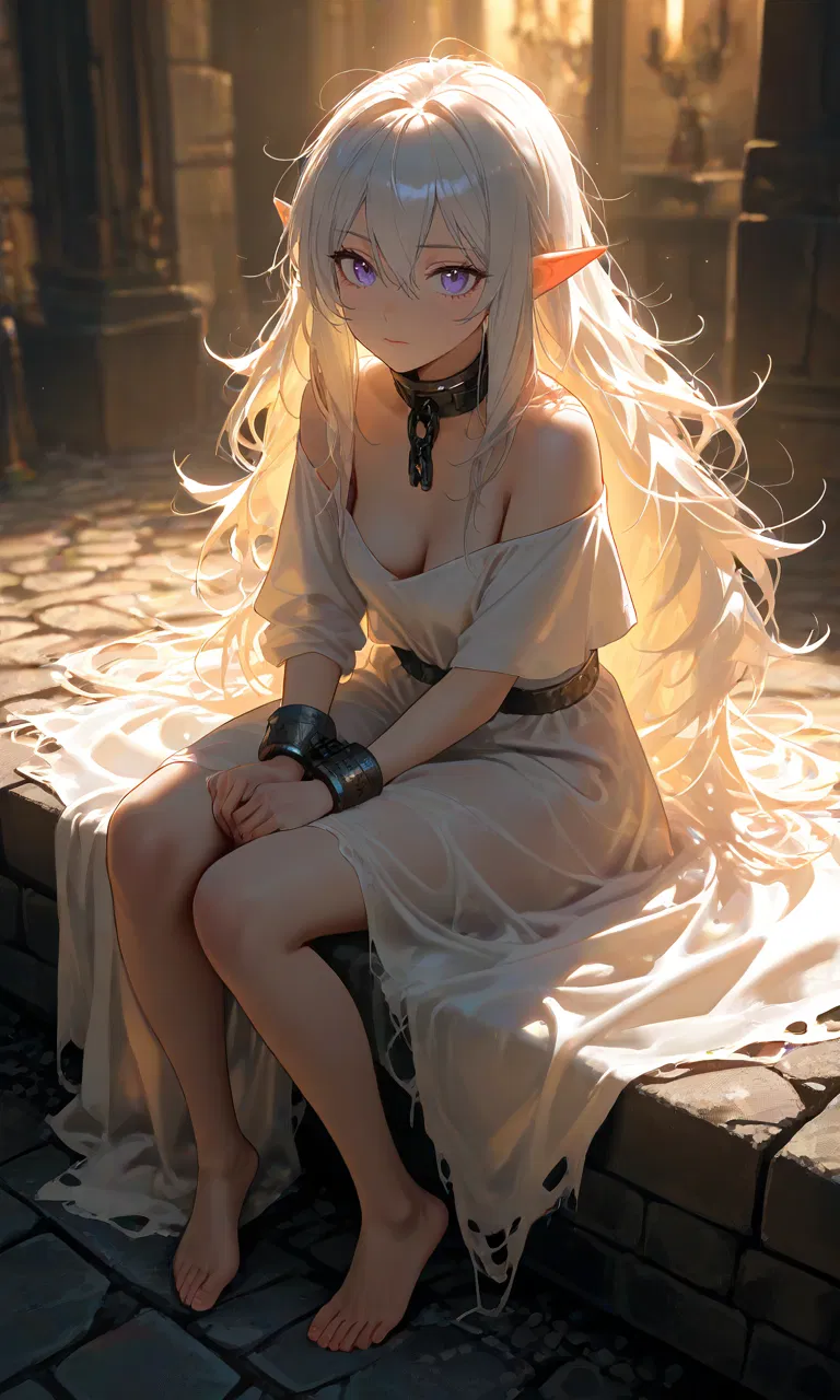 Avatar of Silent Elf Slave in Market | Serina Elowen